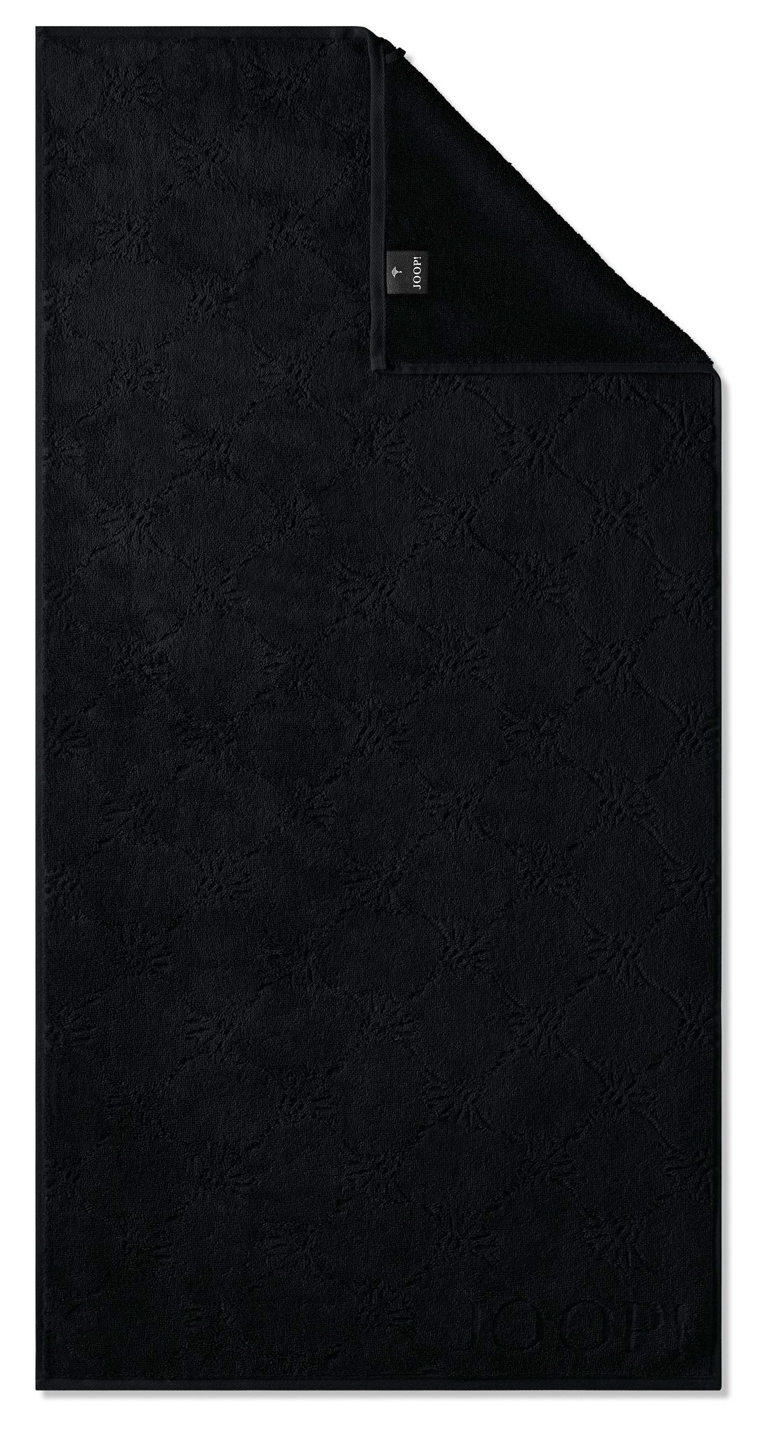JOOP! Handtuch Uni Cornflower 1670 | 906 Schwarz/Anthrazit