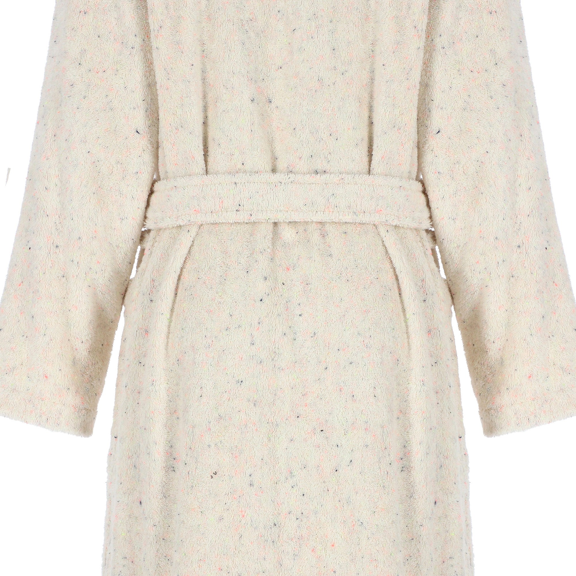 Cawö Damen Kimono-Bademantel  | 33 natur/sparkle