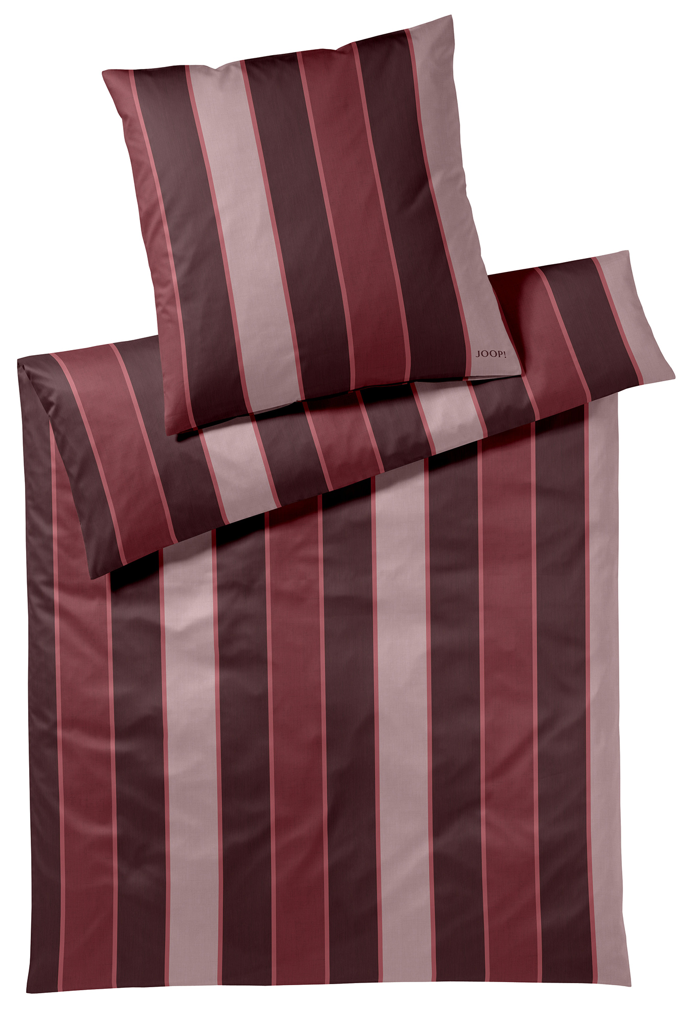 JOOP! Satin Bettwäsche Stripes 4122 | 1 rouge