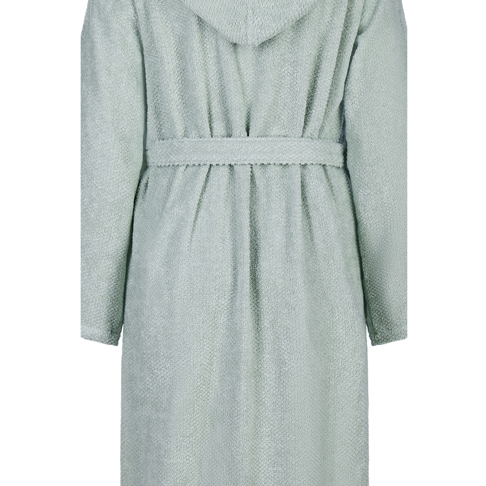 Cawö Damen Kapuze-Bademantel  5223 | 450 eukalyptus