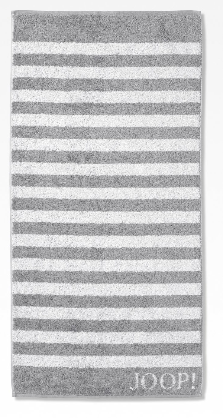 JOOP! Handtuch Classic Stripes 1610 | 76 Silber