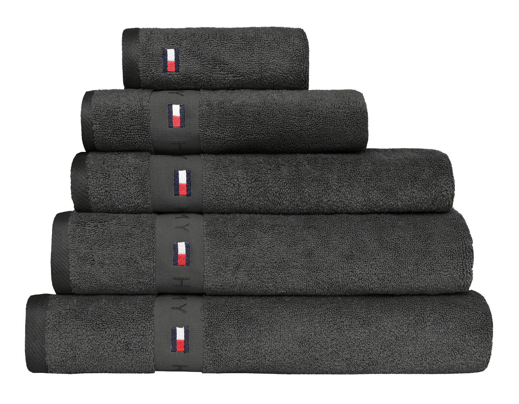 Tommy Hilfiger Duschtuch LEGEND | Steel