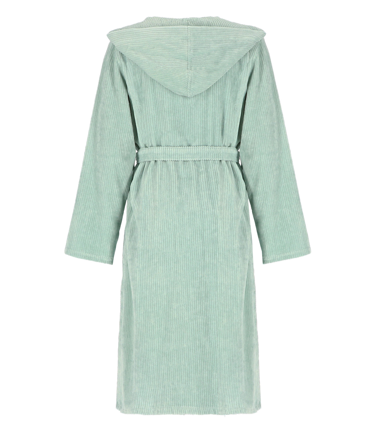 Cawö Damen Kapuze-Bademantel  6140 | 414 mint