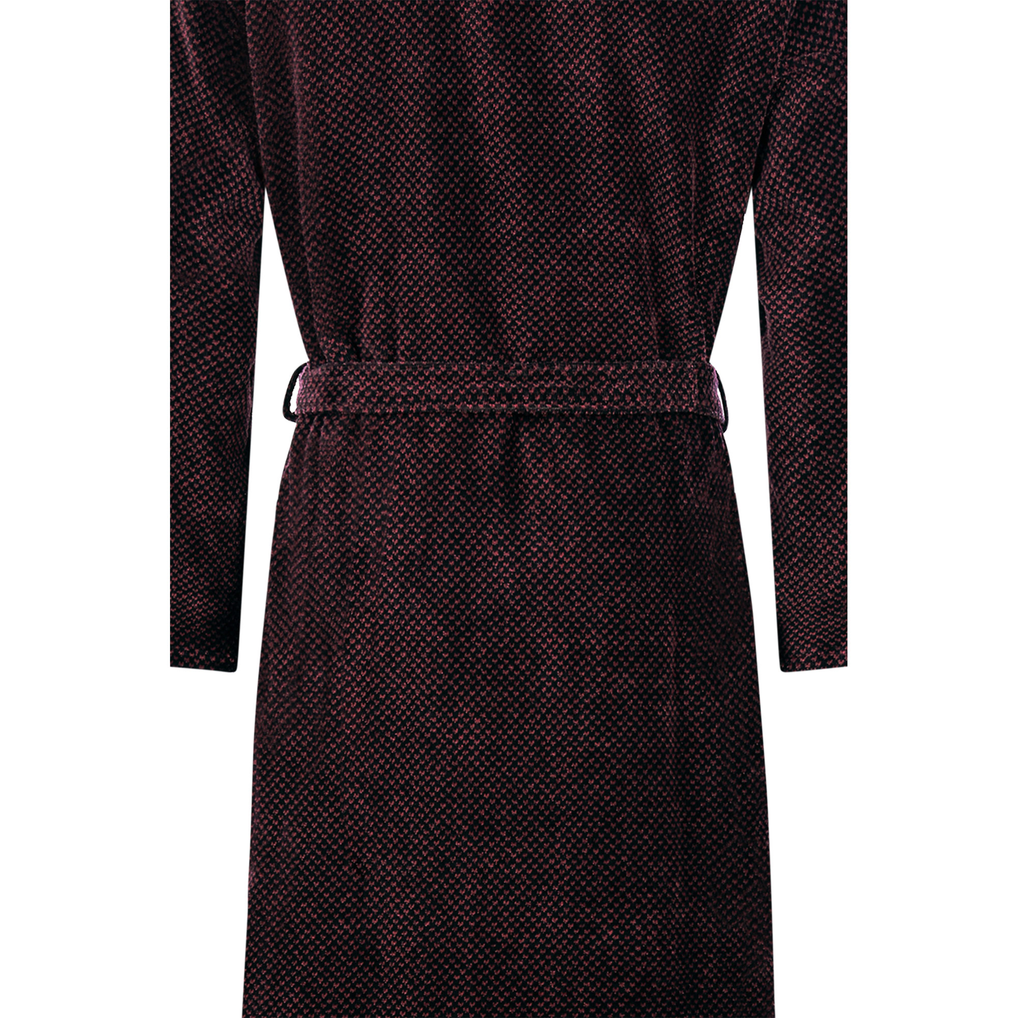 Cawö Herren Kimono-Bademantel  4839 | 92 rot-schwarz