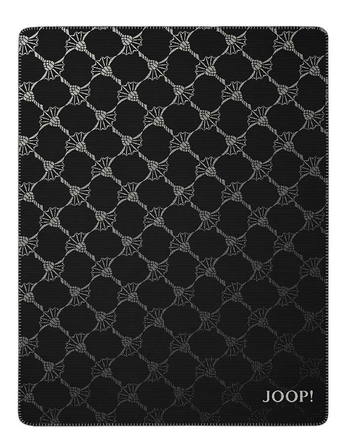 JOOP! Wohndecke Cornflower | Schwarz