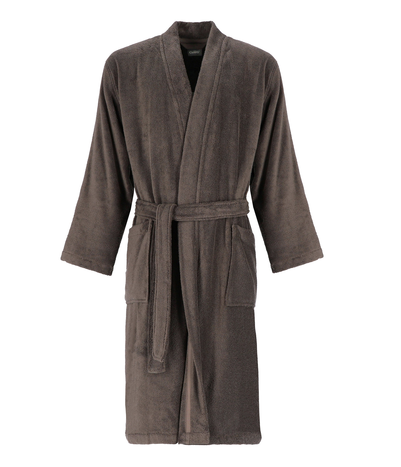 Cawö Herren Kimono-Bademantel  828 | 37 pepper