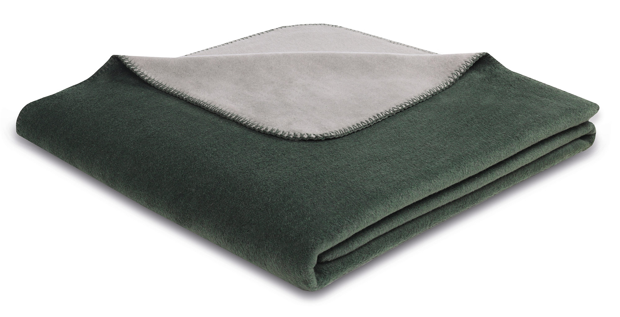 Biederlack Plaid / Decke Doubleface | fango-graphit