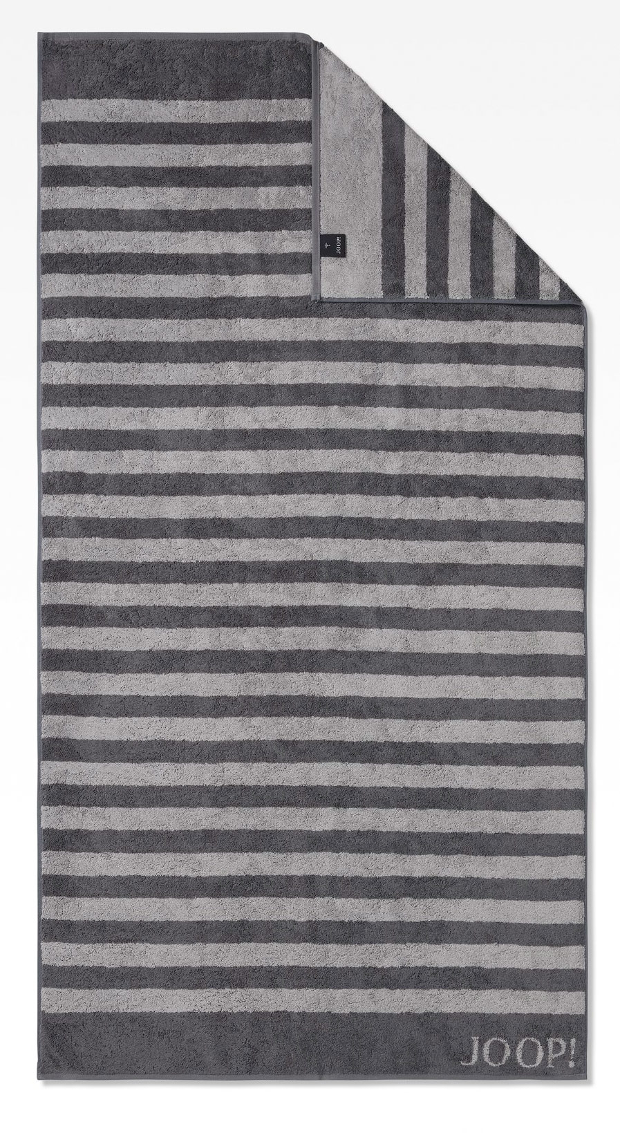 JOOP! Duschtuch Classic Stripes 1610 | 77 Anthrazit