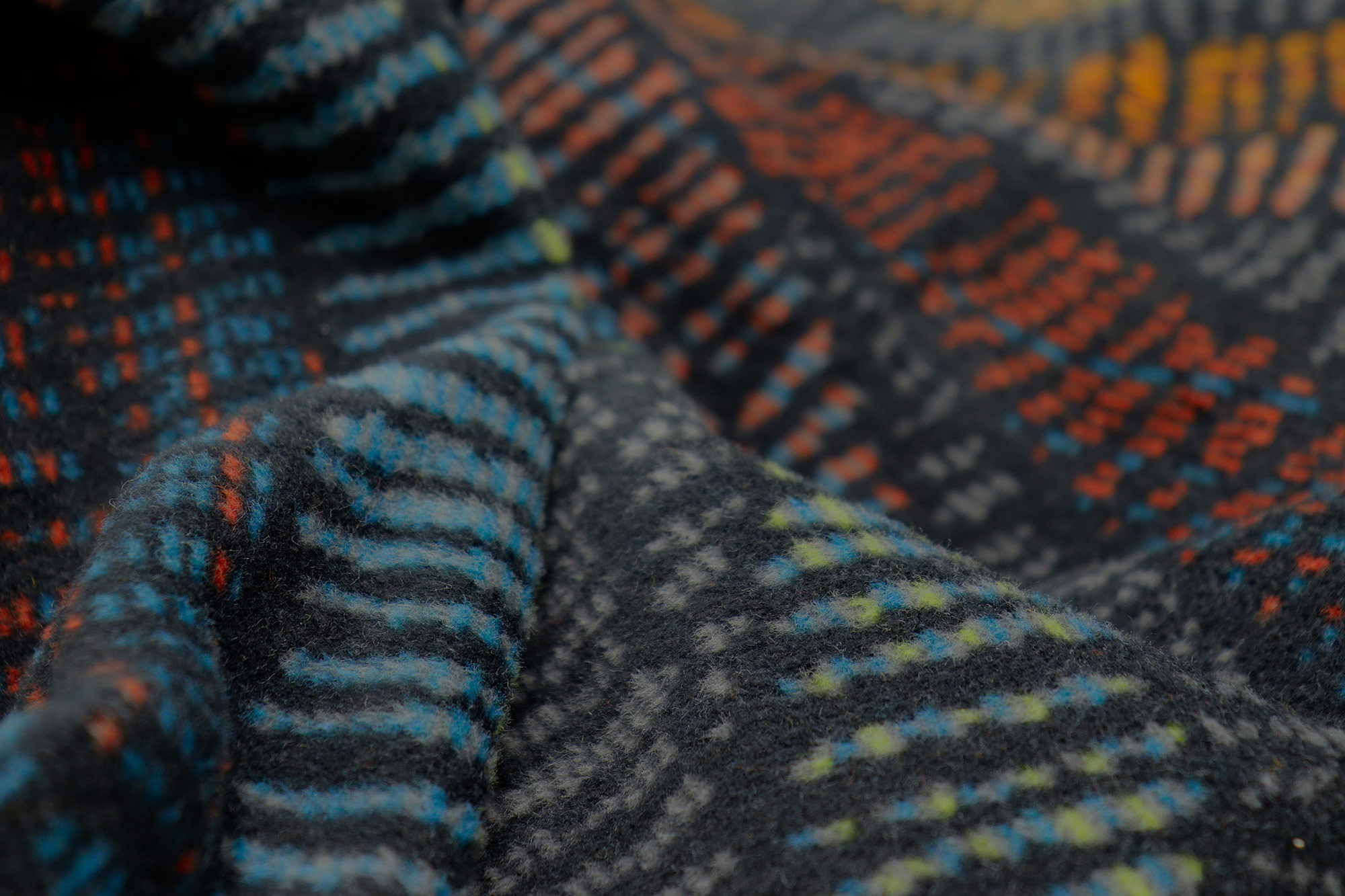 Biederlack Plaid / Decke Vivid Waves