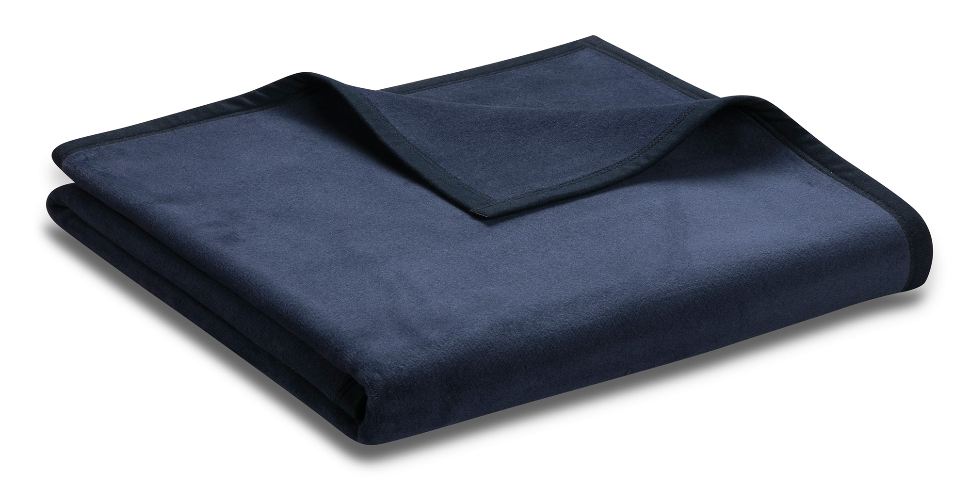 Biederlack Wohndecke Unicolour | dunkelblau