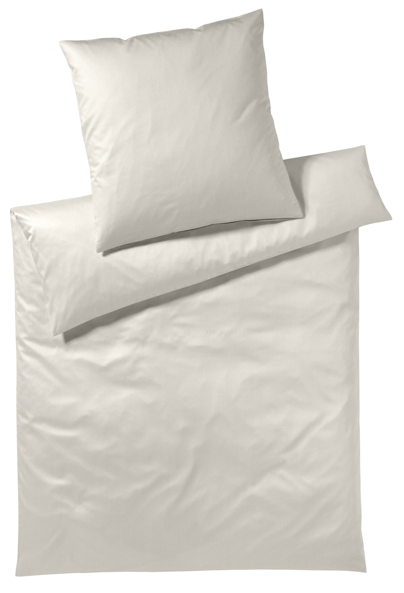 JOOP! Satin Bettwäsche Herringbone 4126 | 7 Cream