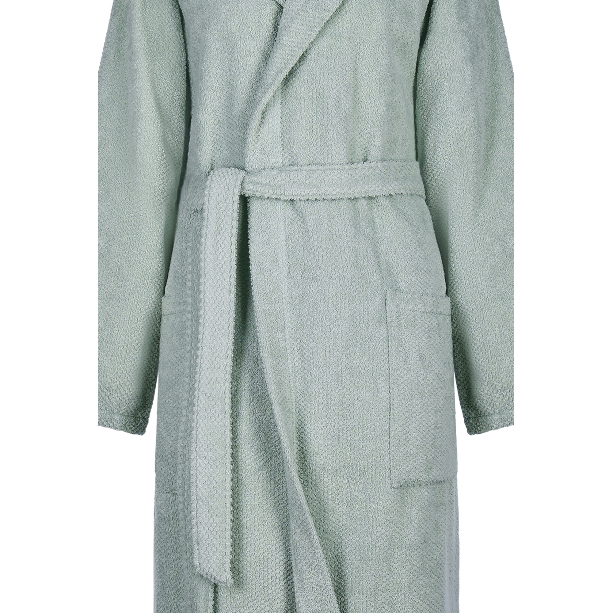 Cawö Damen Kapuze-Bademantel  5223 | 450 eukalyptus