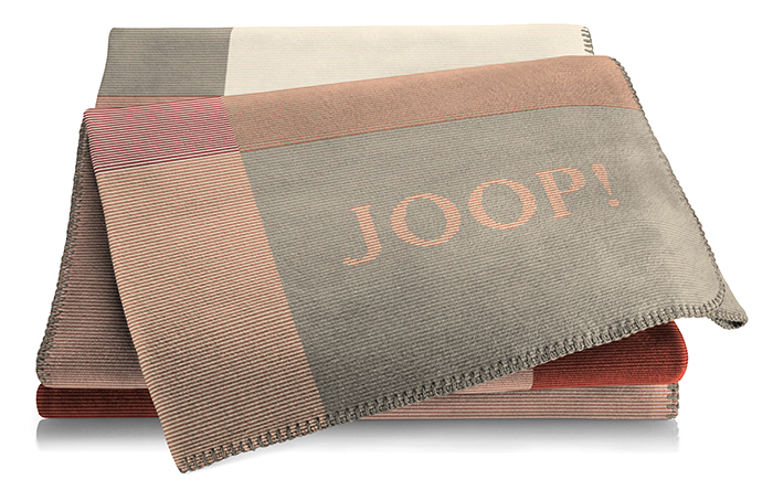 JOOP! Plaid Mosaic | Rouge-Natur JOOP! Plaid Mosaic | Rouge-Natur