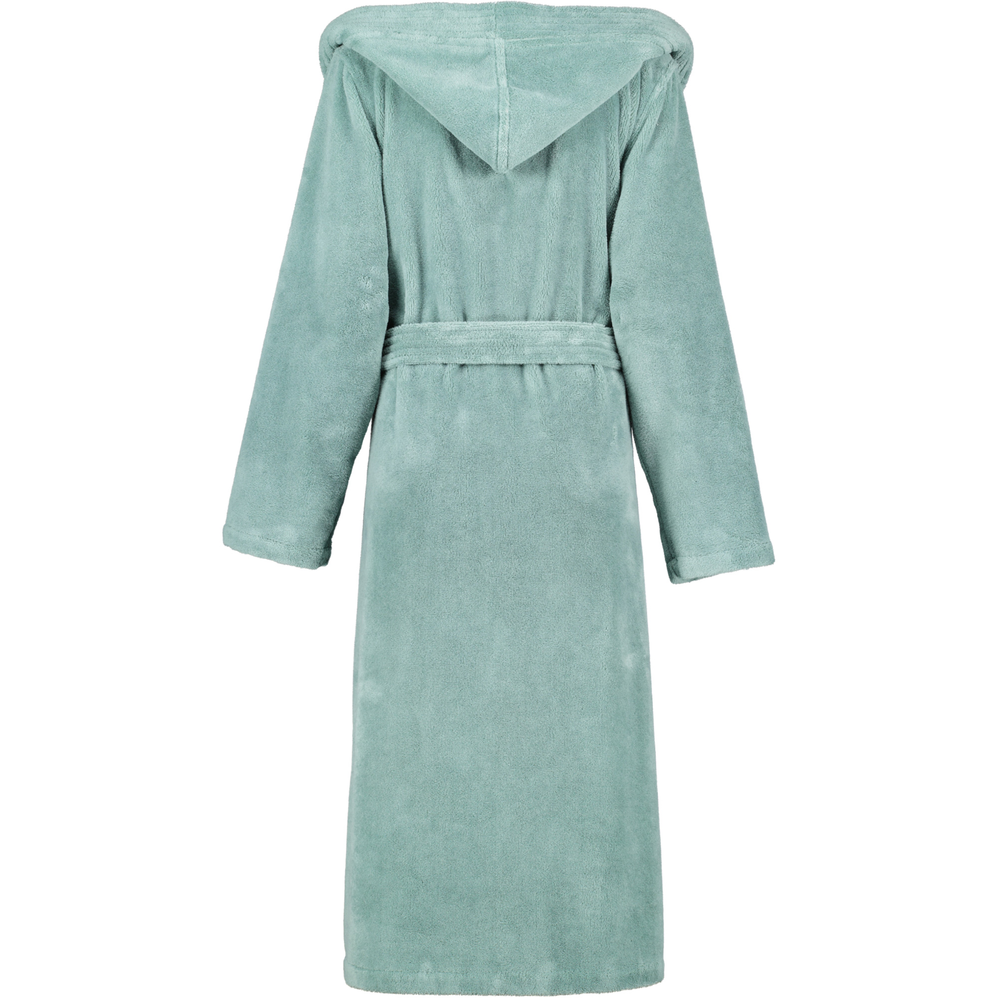 Cawö Damen Doubleface Kapuze-Bademantel 830 | 42 fjord