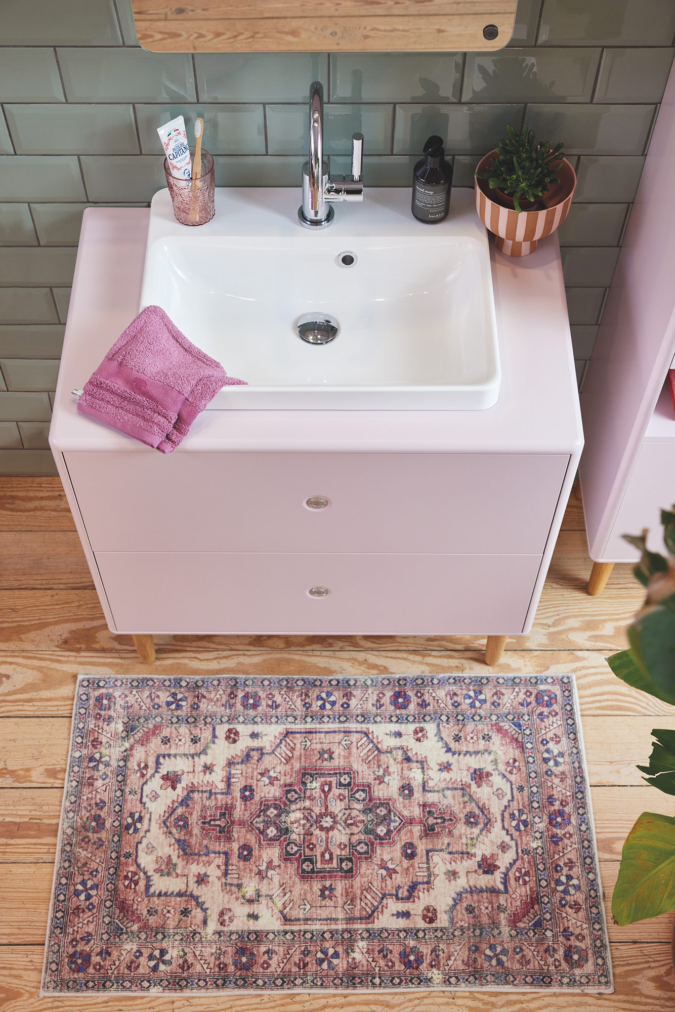 Tom Tailor Badteppich Oriental Bath | berry