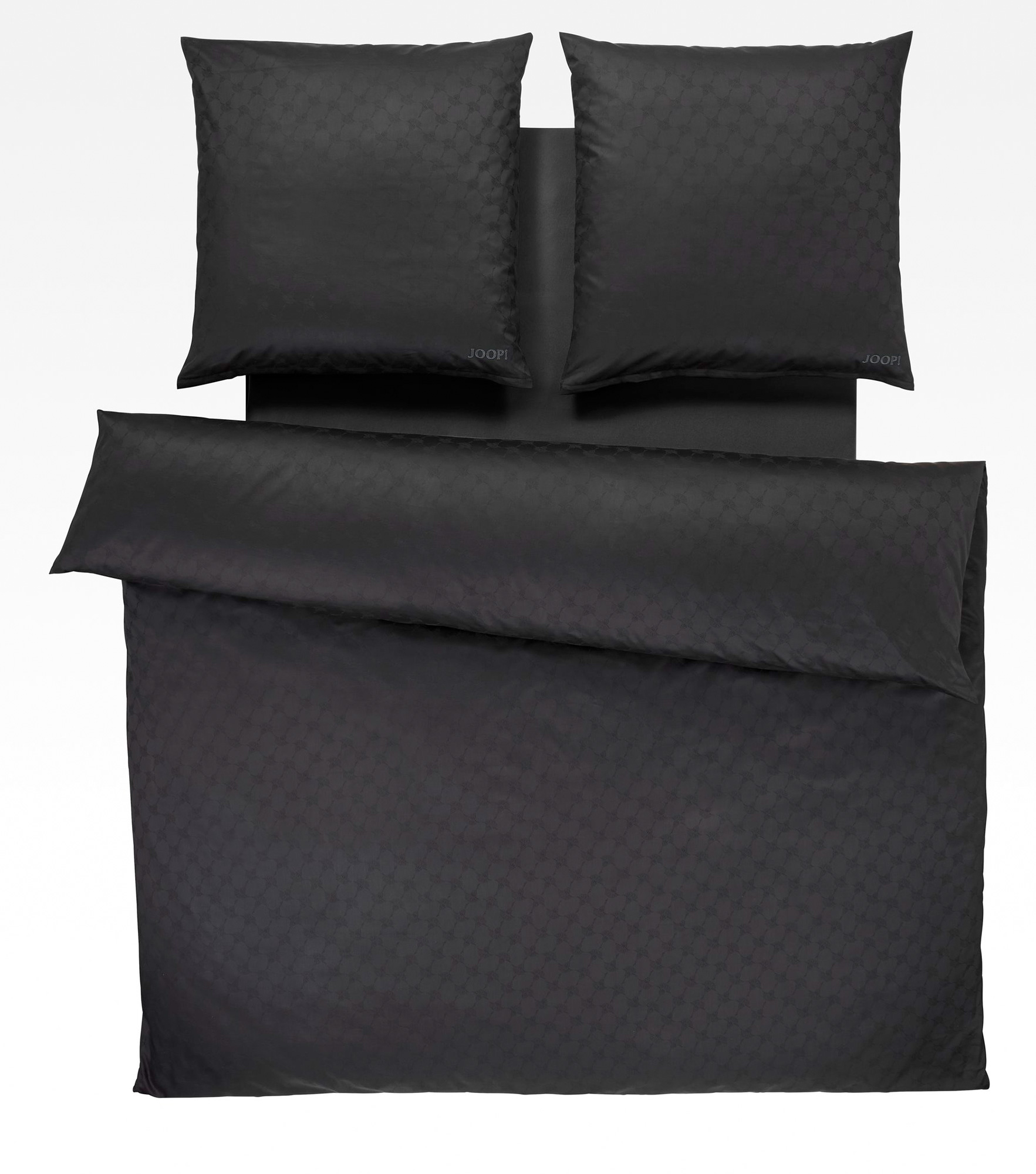 JOOP! Satin Bettwäsche CORNFLOWER 4020 | 9 Schwarz