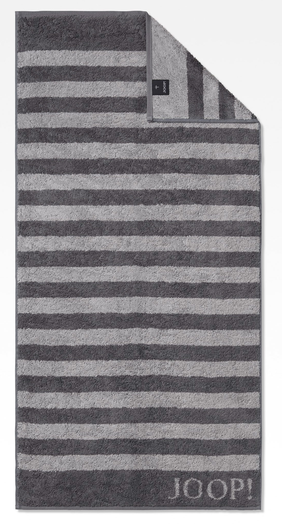 JOOP! Handtuch Classic Stripes 1610 | 77 Anthrazit