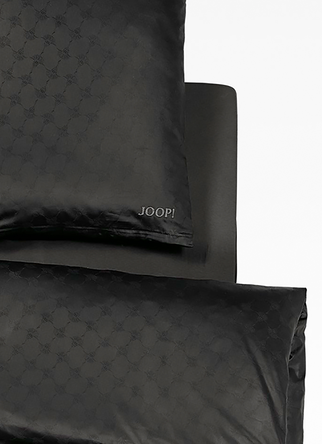 JOOP! Satin Bettwäsche CORNFLOWER 4020 | 9 Schwarz