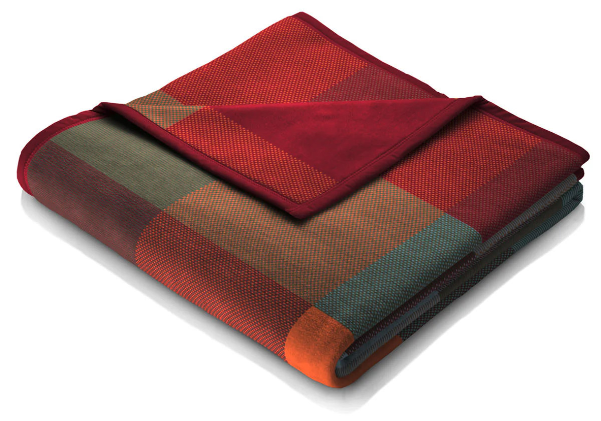 Biederlack Plaid / Wohndecke Cotton Style SB | Colour-Woven