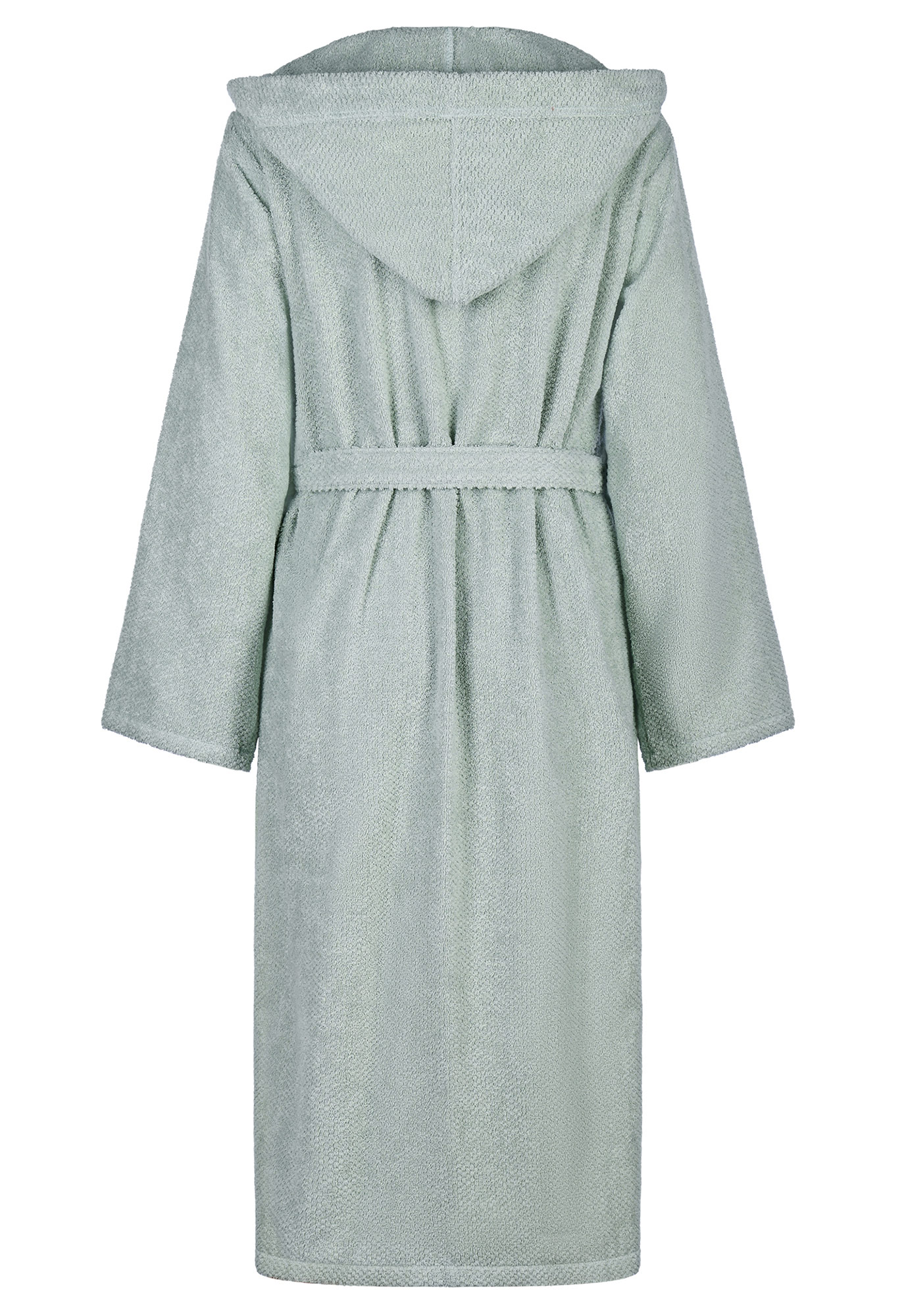 Cawö Damen Kapuze-Bademantel  5223 | 450 eukalyptus