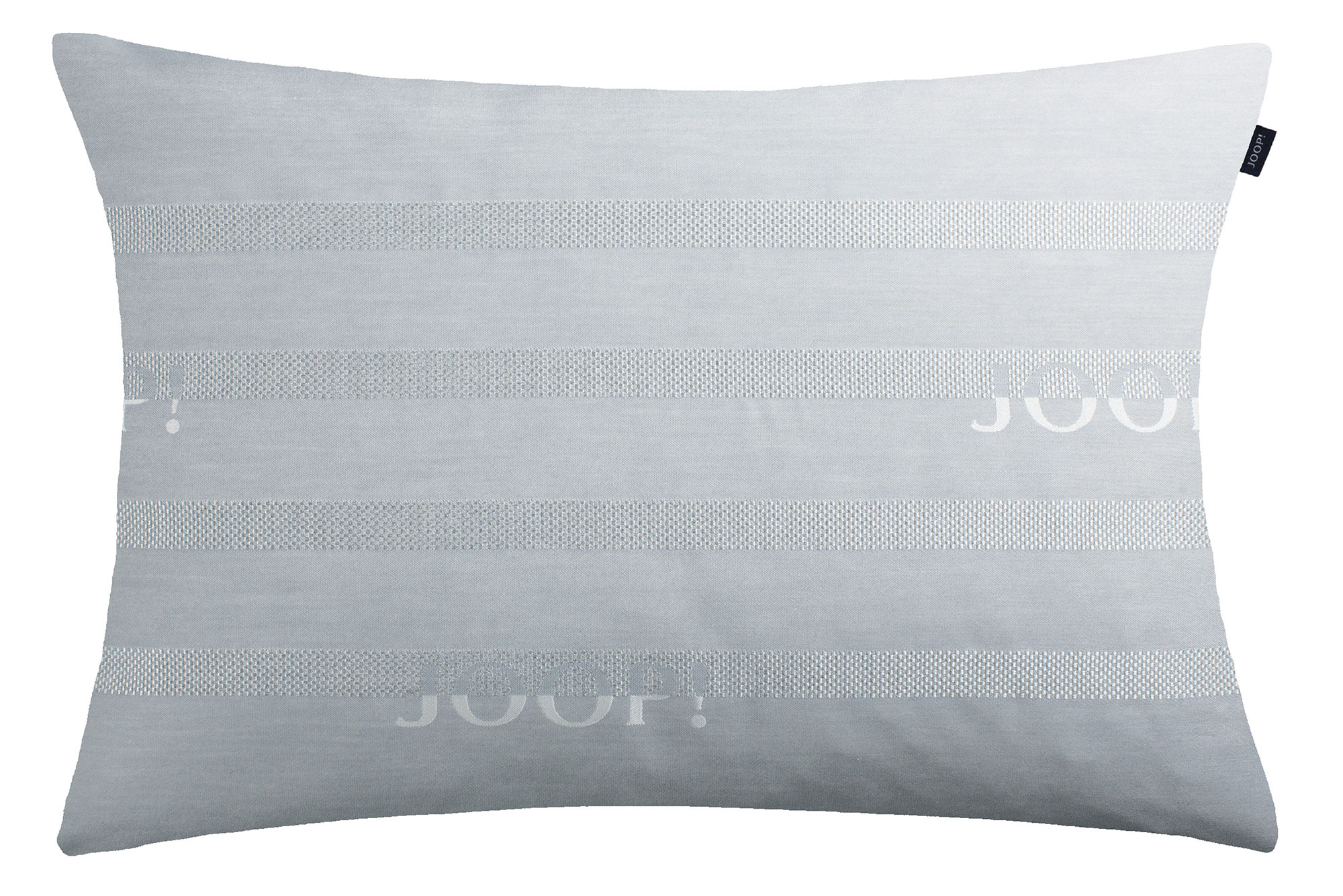 JOOP! Kissenhülle LOGO STRIPES | 015 silber