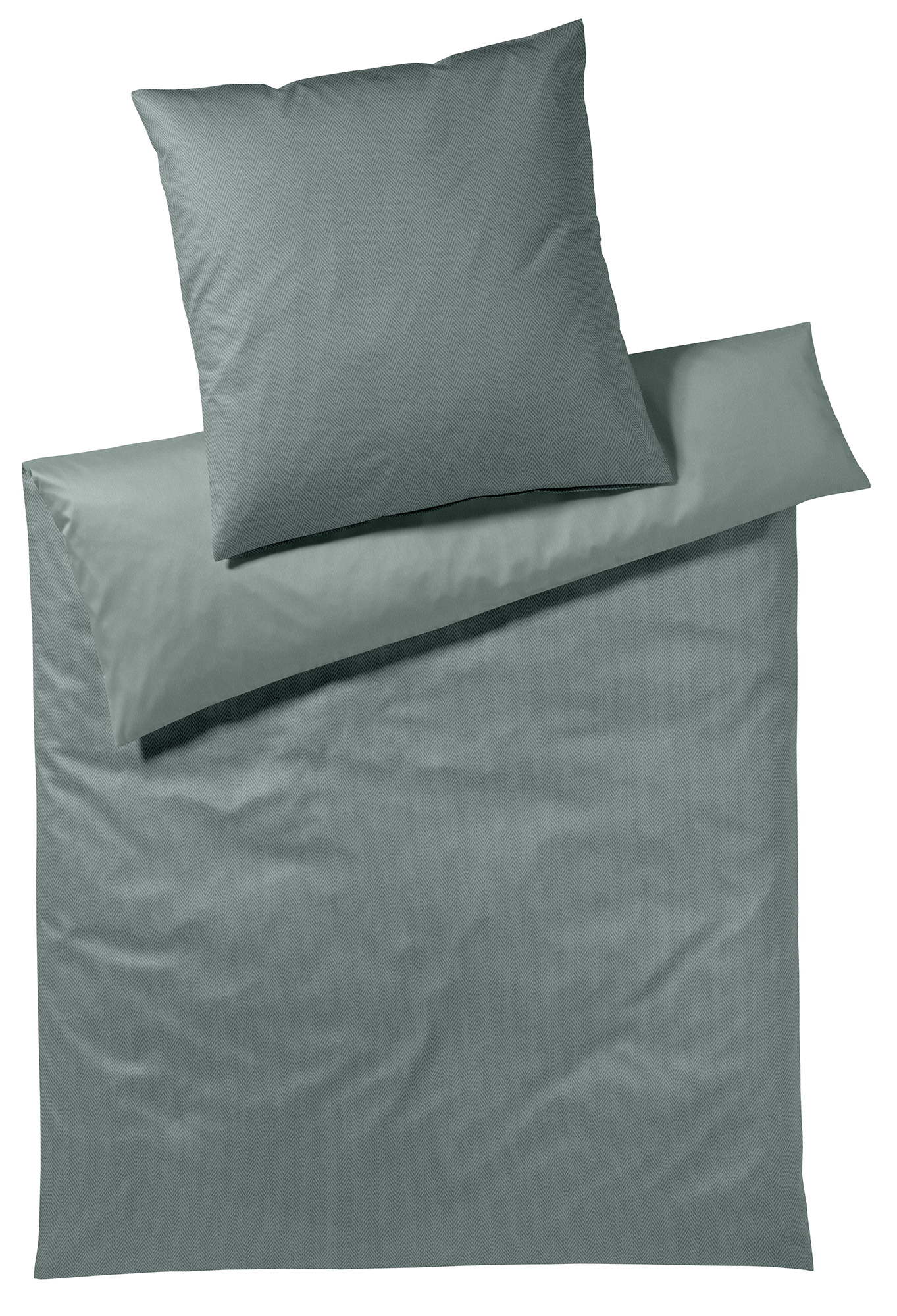JOOP! Satin Bettwäsche Herringbone 4126 | 4 Emerald