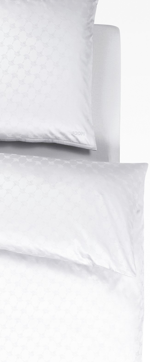 JOOP! Satin Bettwäsche CORNFLOWER 4020 | 0 Weiss