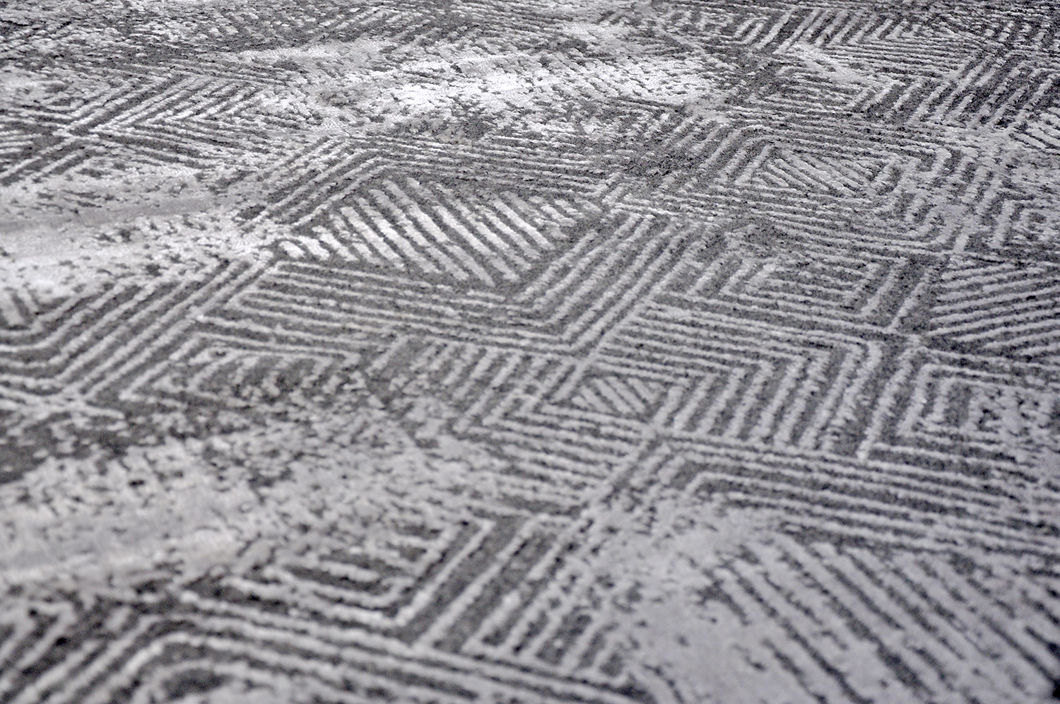 Thomas Handloomteppich Fine | Grey/Silver