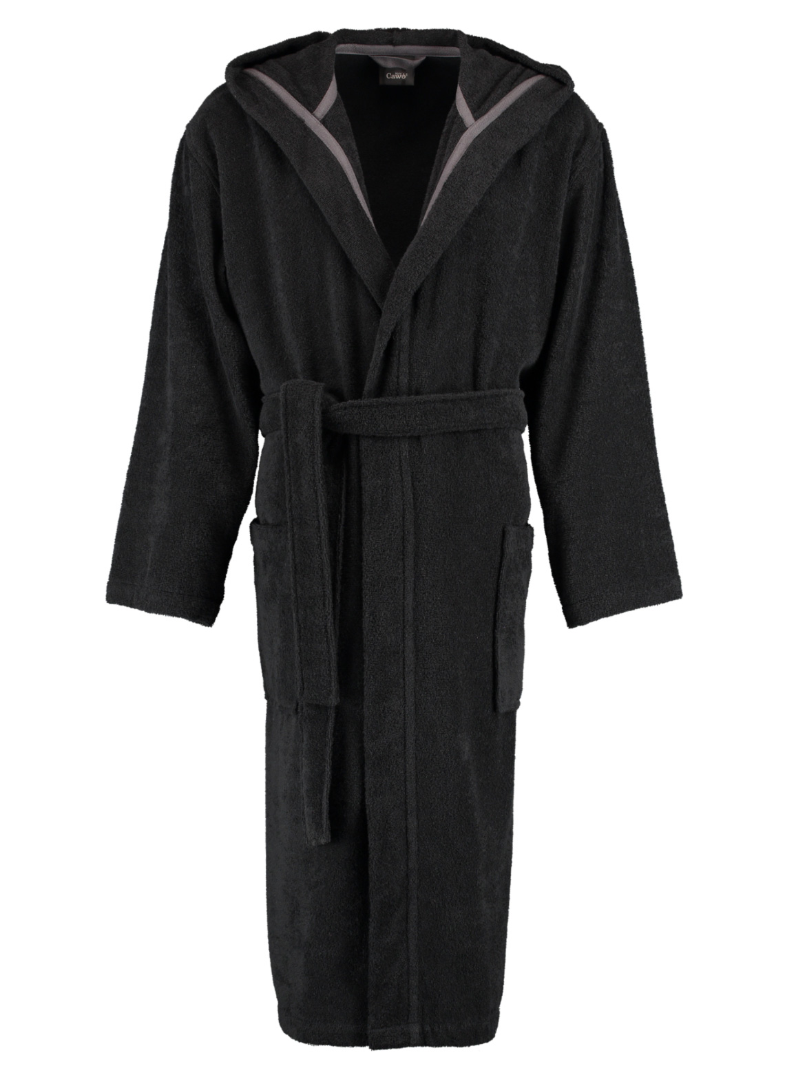 Cawö Herren Kapuze-Bademantel  842 | 97 lava