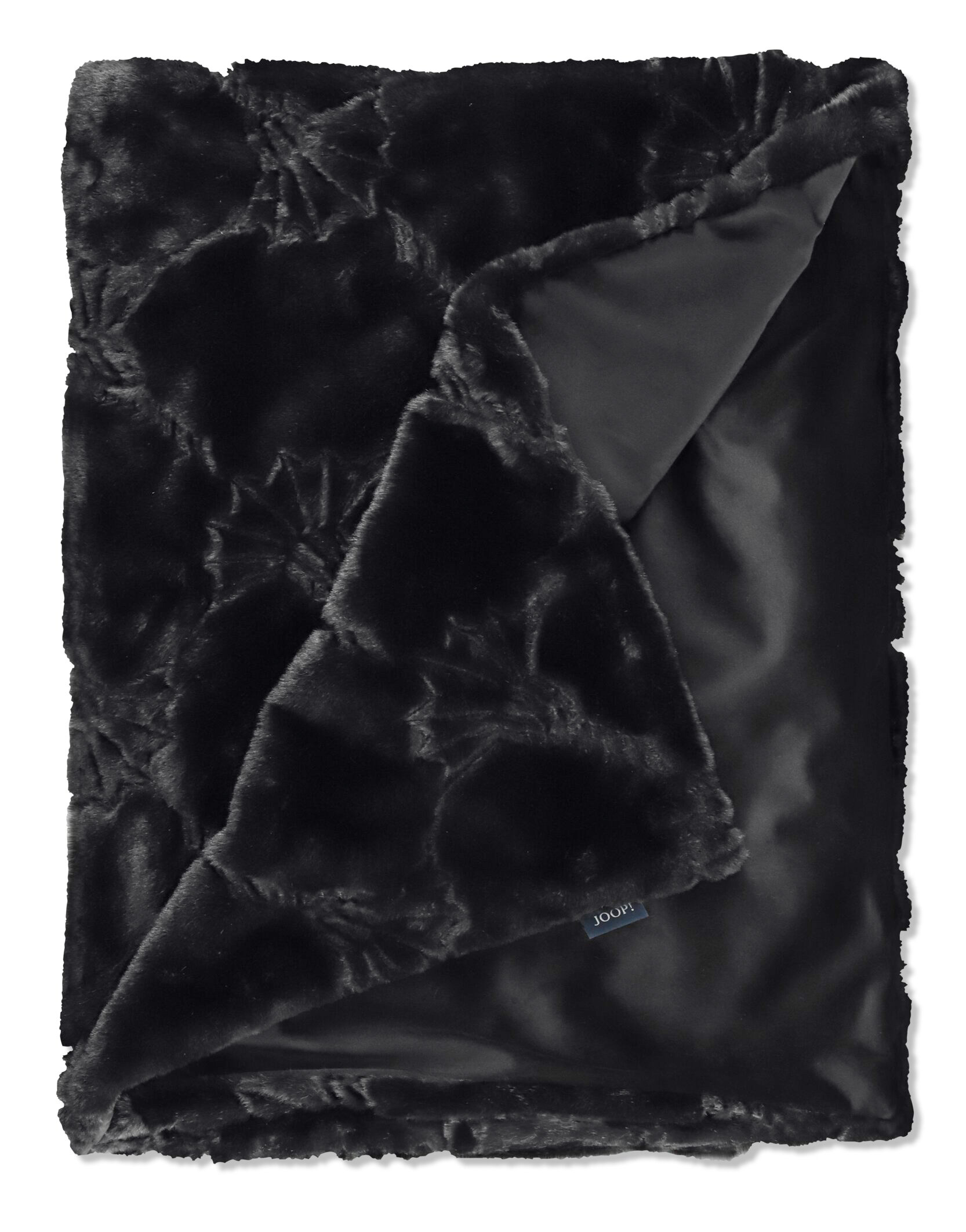 JOOP! Plaid COZY CORNFLOWER | 002 schwarz