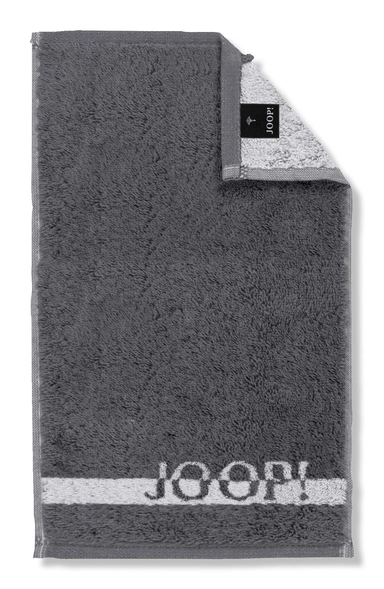 JOOP! Gästetuch Split Doubleface 1712 | 77 Stein