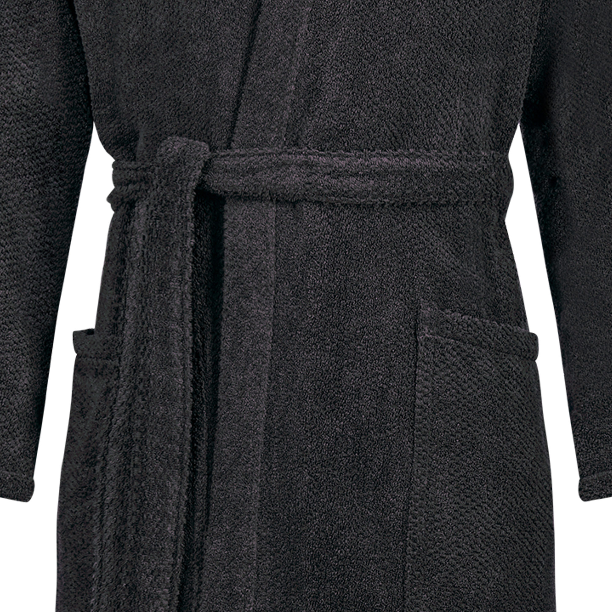 Cawö Herren Kimono-Bademantel  5622 | 740 basalt
