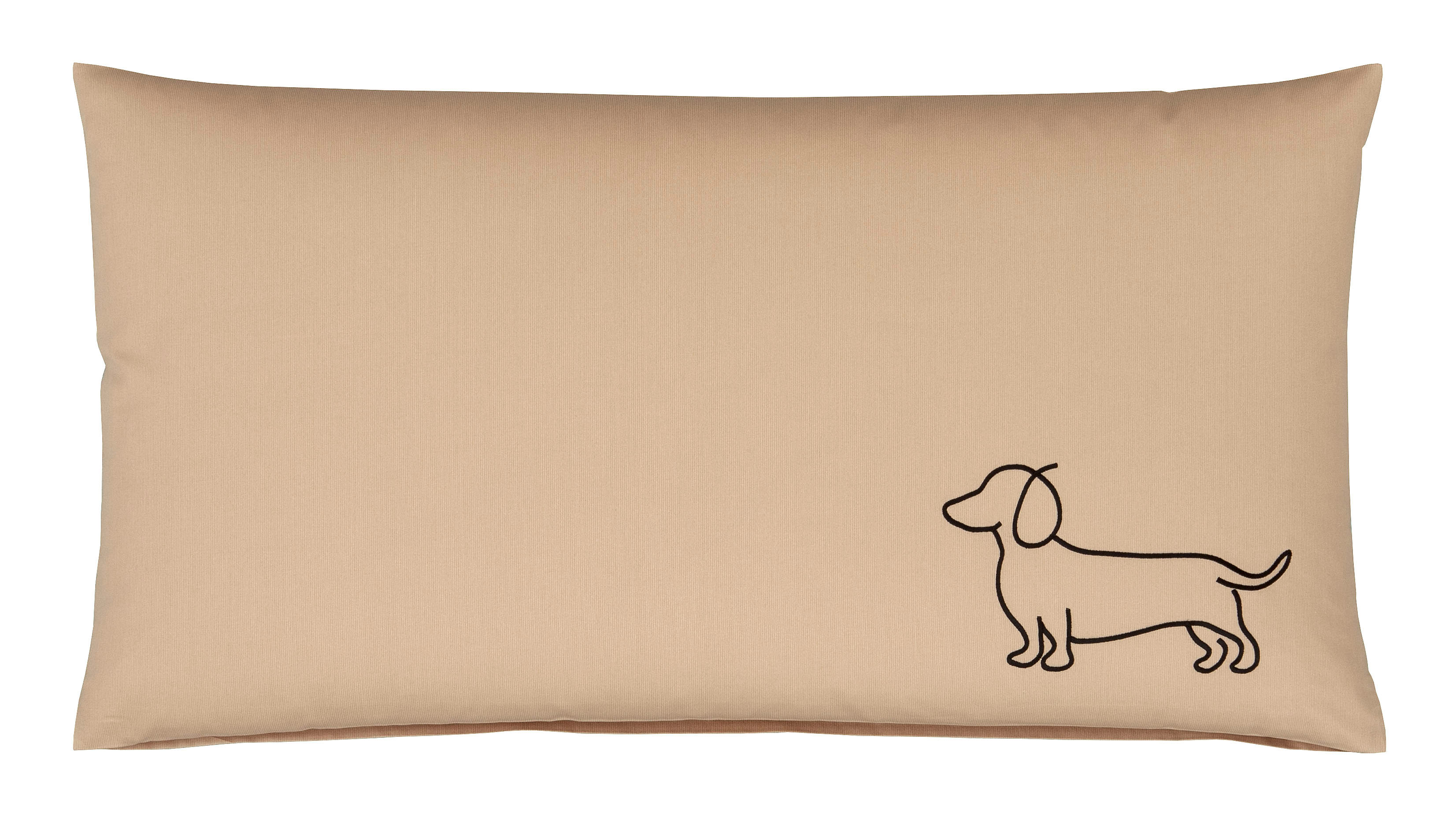 Elegante Satin-Kissen zu BW Companion | 9 Schwarz-Beige