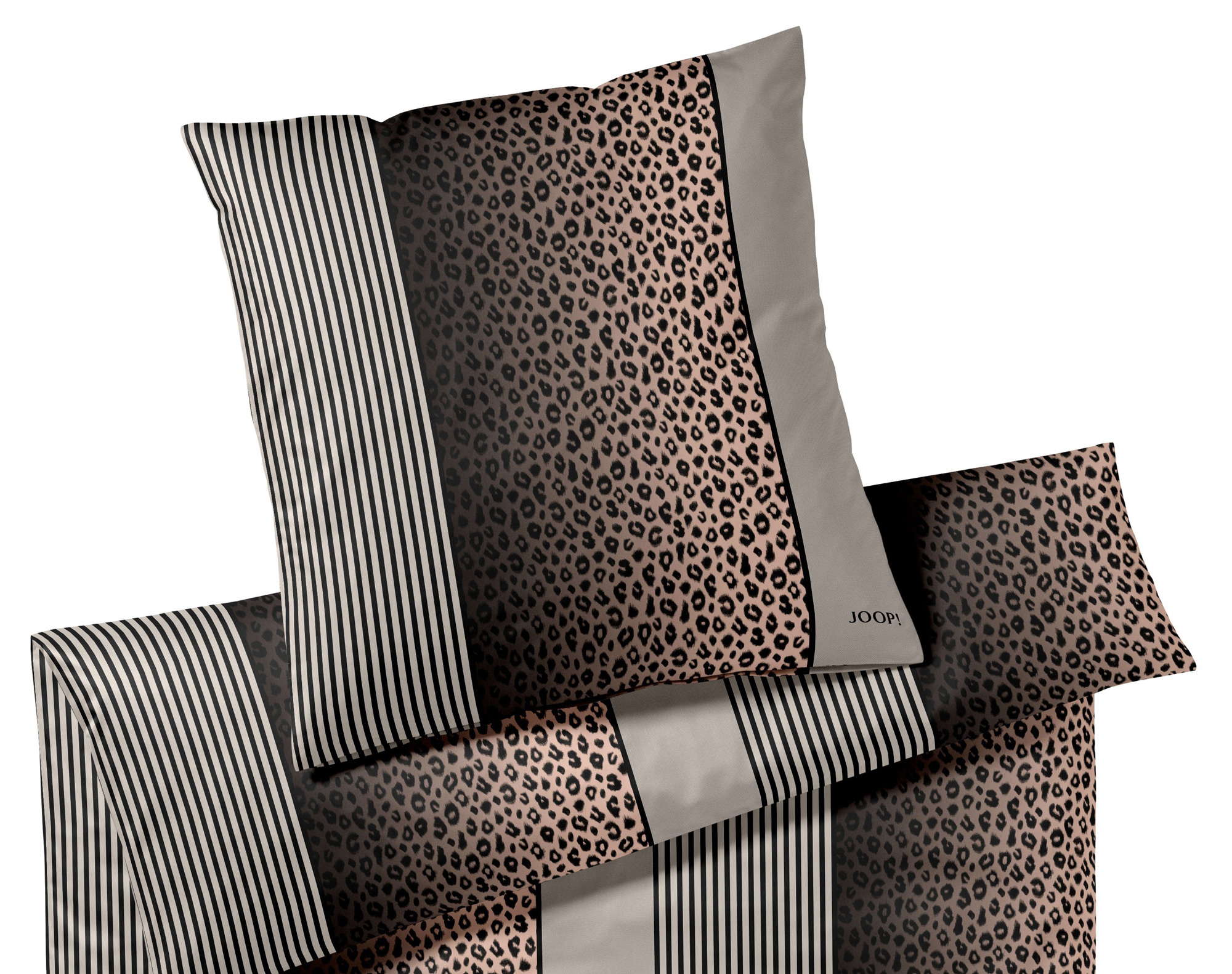 JOOP! Satin Bettwäsche Leo 4112 | 9 taupe