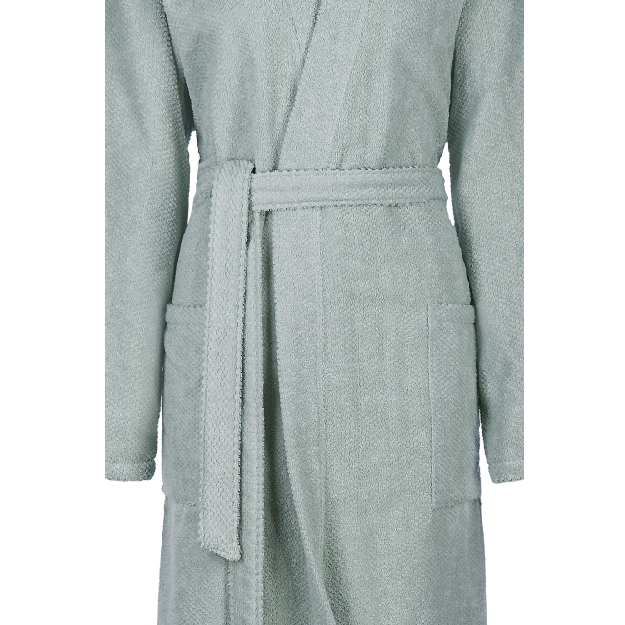 Cawö Damen Kimono-Bademantel  5222 | 450 eukalyptus