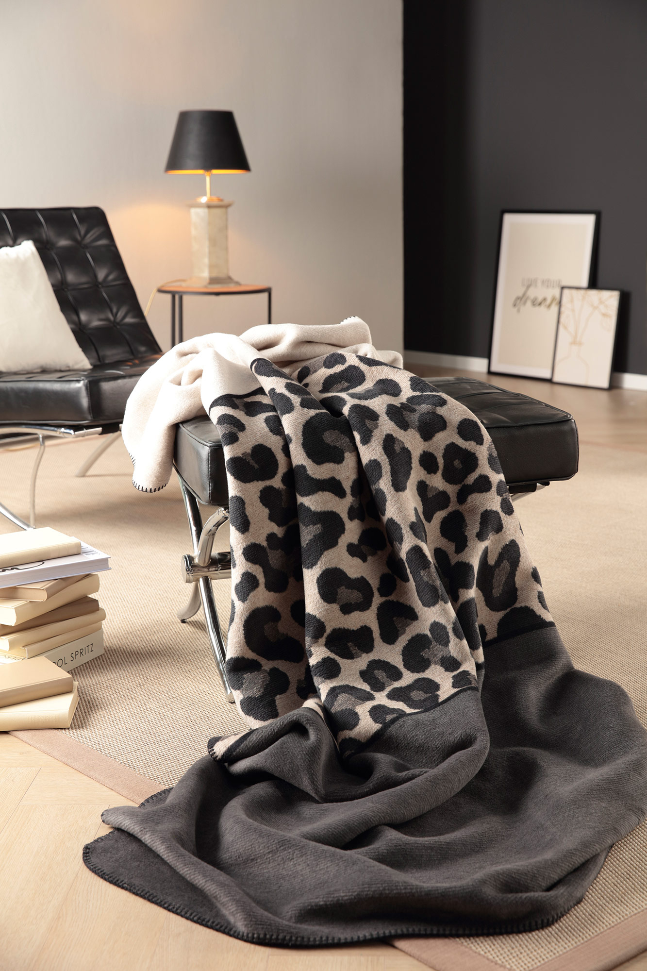 Biederlack Plaid / Decke Leo Part