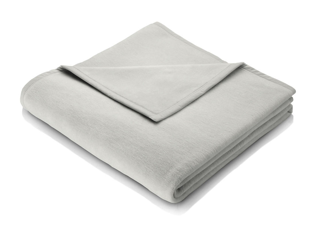Biederlack Wohndecke Unicolour | silber Biederlack Wohndecke Unicolour | silber