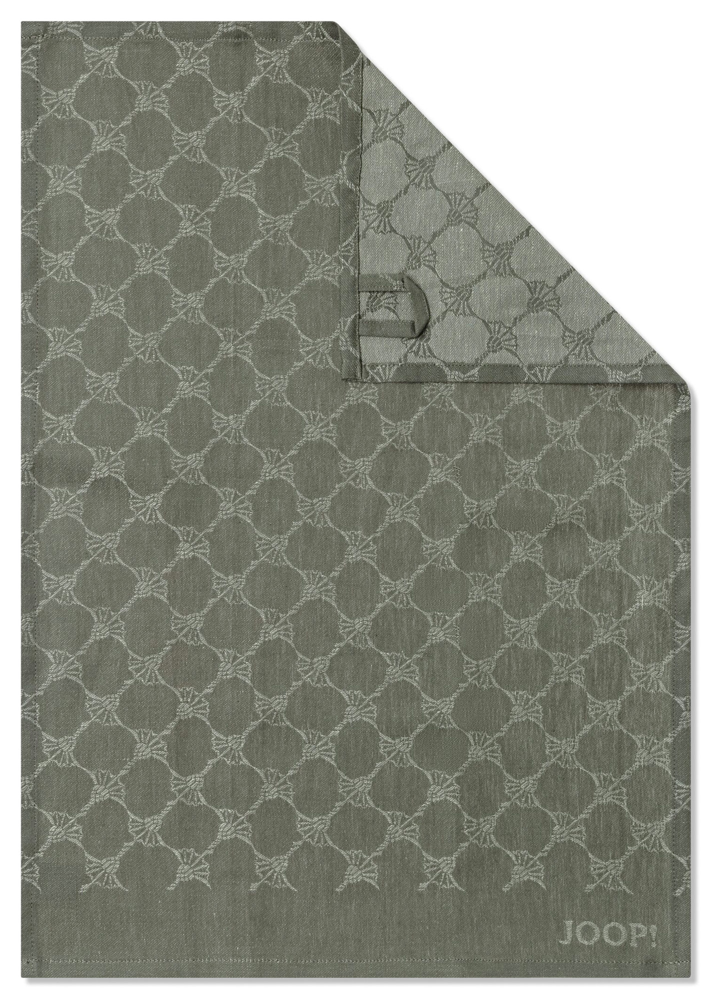 JOOP! Geschirrtuch Cuisine Cornflower | 44 oliv