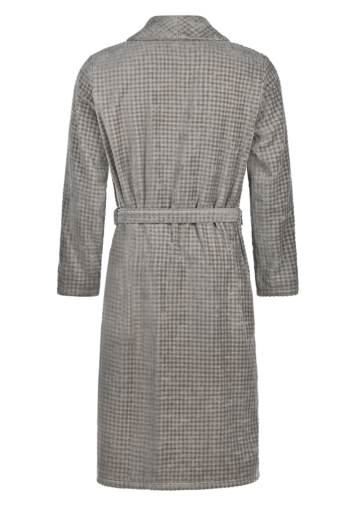 Cawö Herren Schalkragen-Bademantel  6508 | 779 graphit