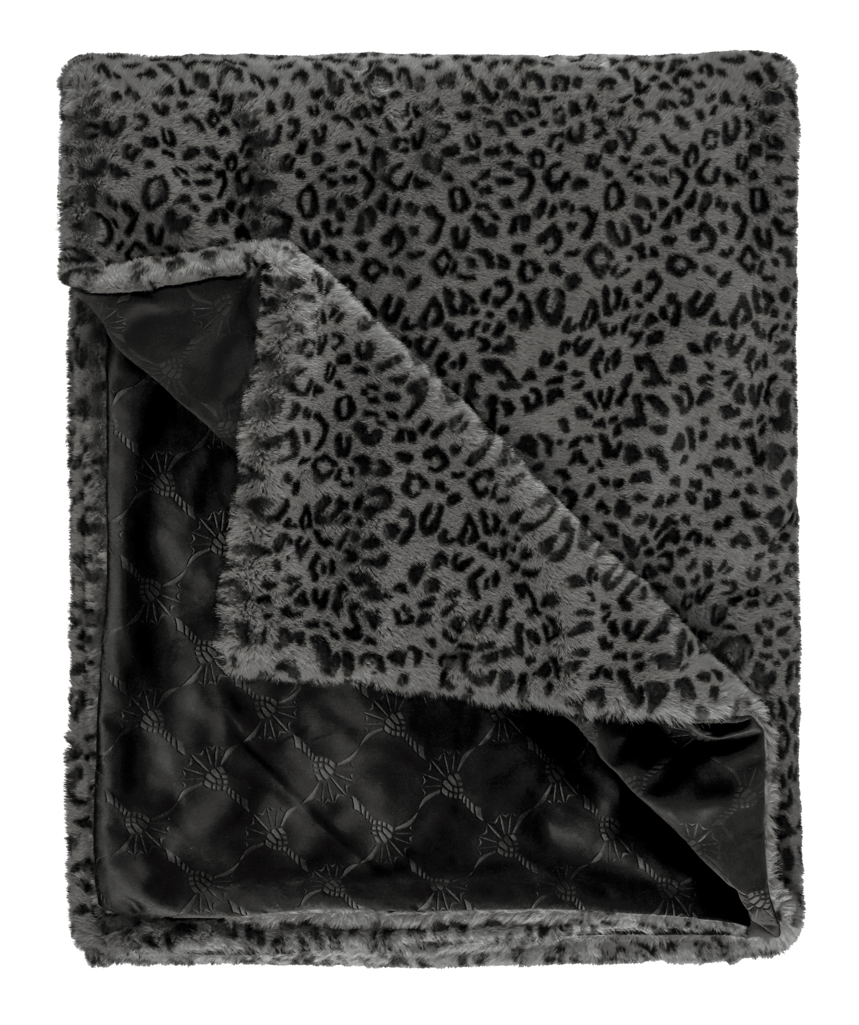 JOOP! Plaid LEONESSE | 012 anthrazit