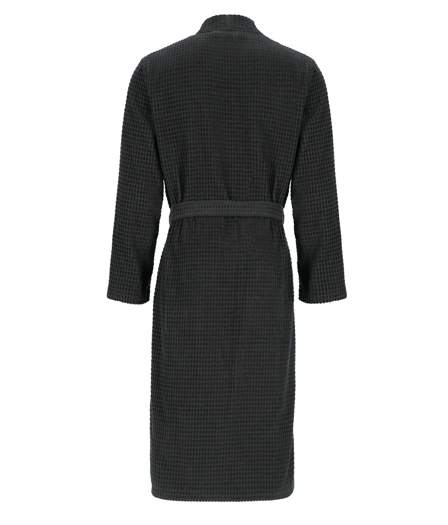 Cawö Herren Kimono-Bademantel  6845 | 740 basalt