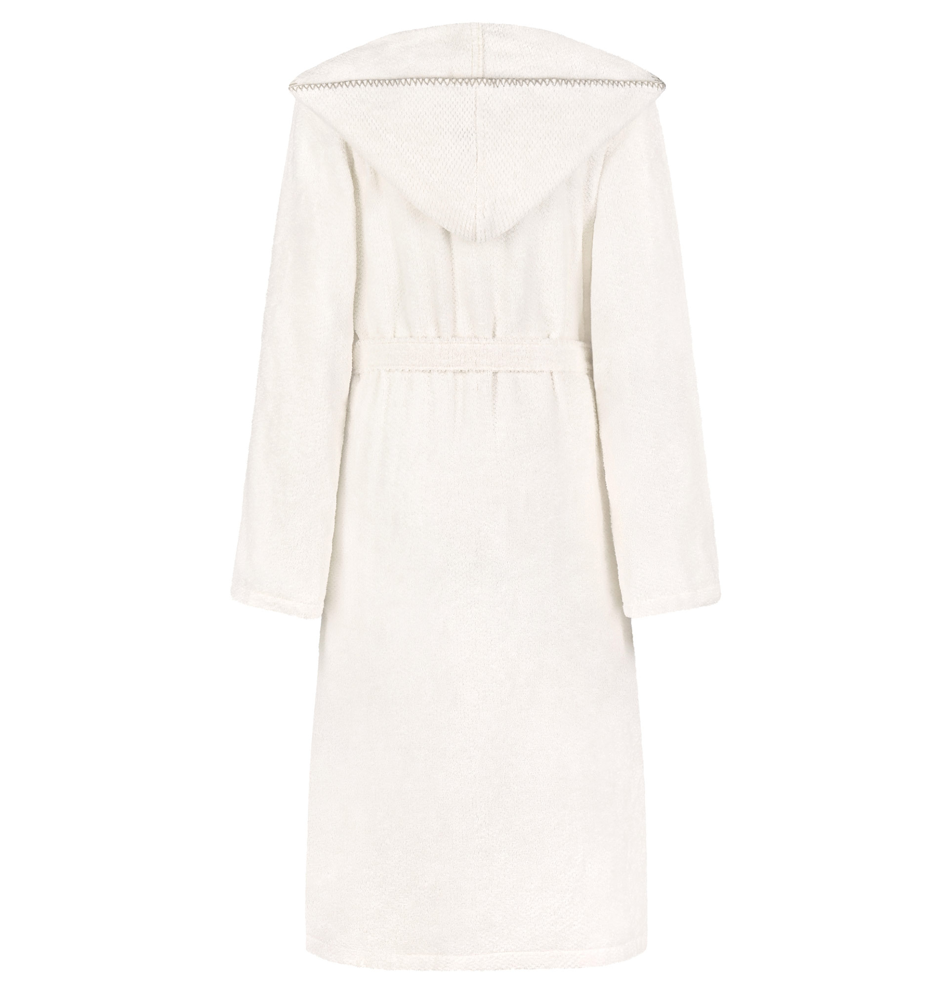 Cawö Damen Kapuze-Bademantel 6219 | 356 natur