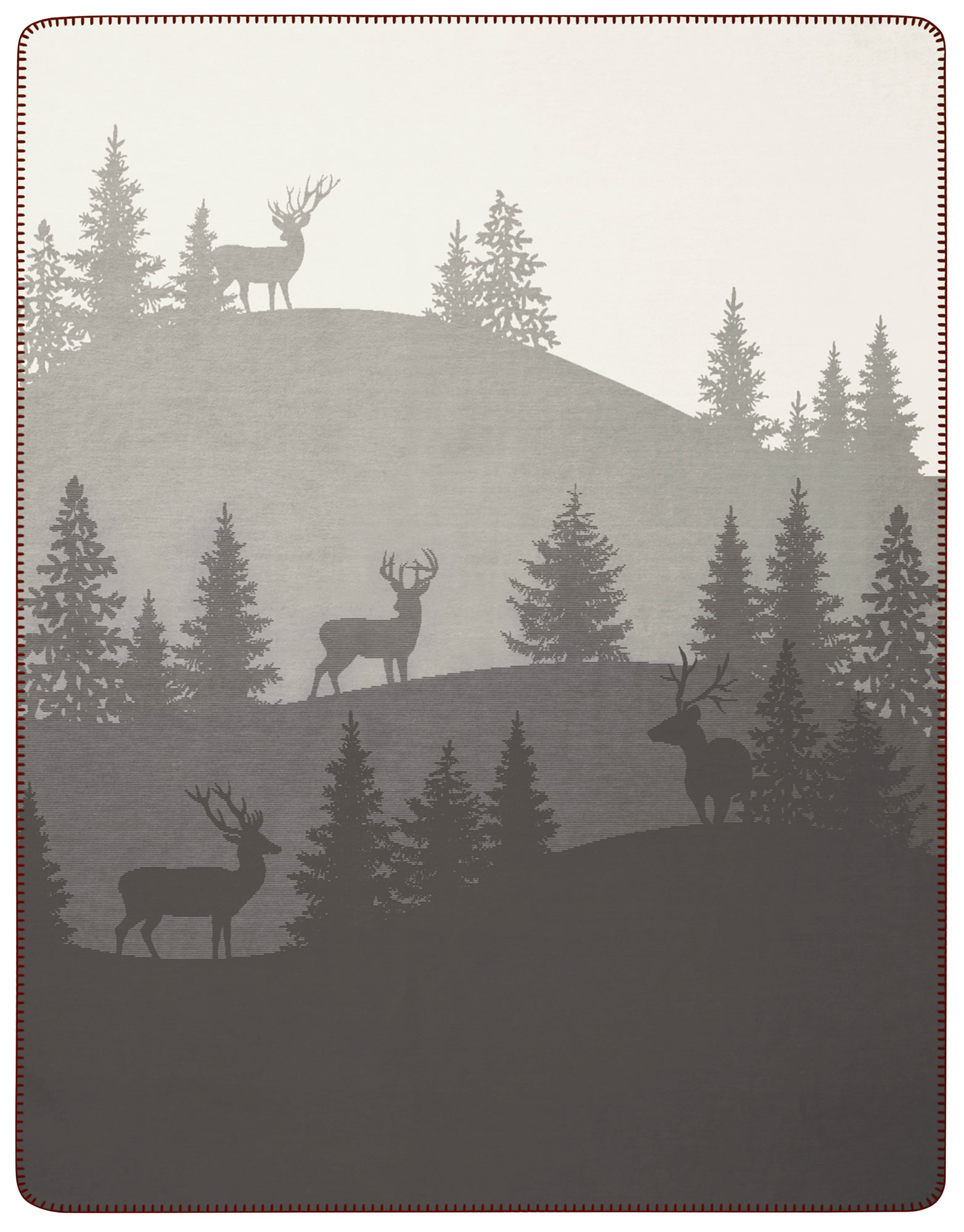 Biederlack Plaid / Decke Deerlight