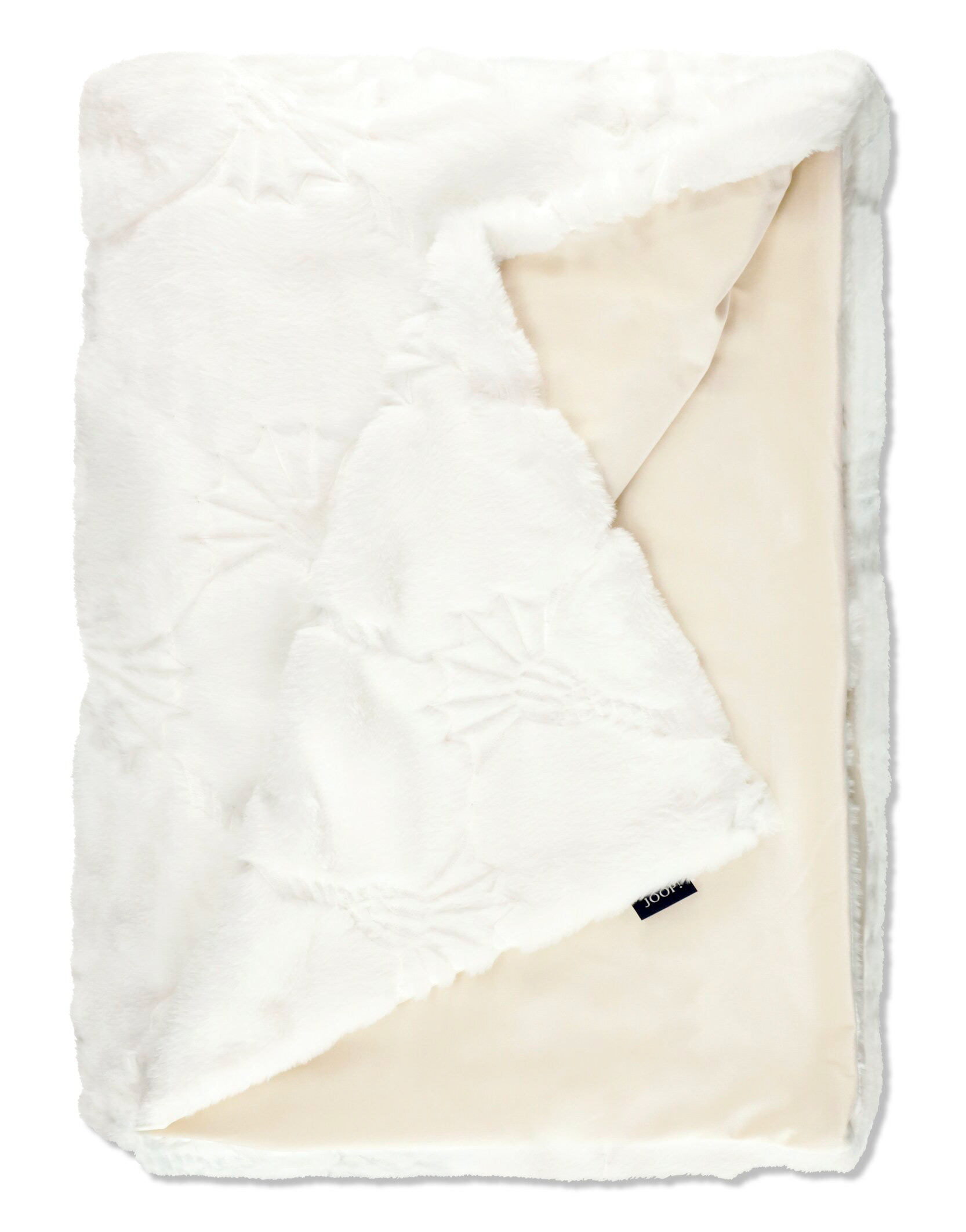 JOOP! Plaid COZY CORNFLOWER | 001 weiss