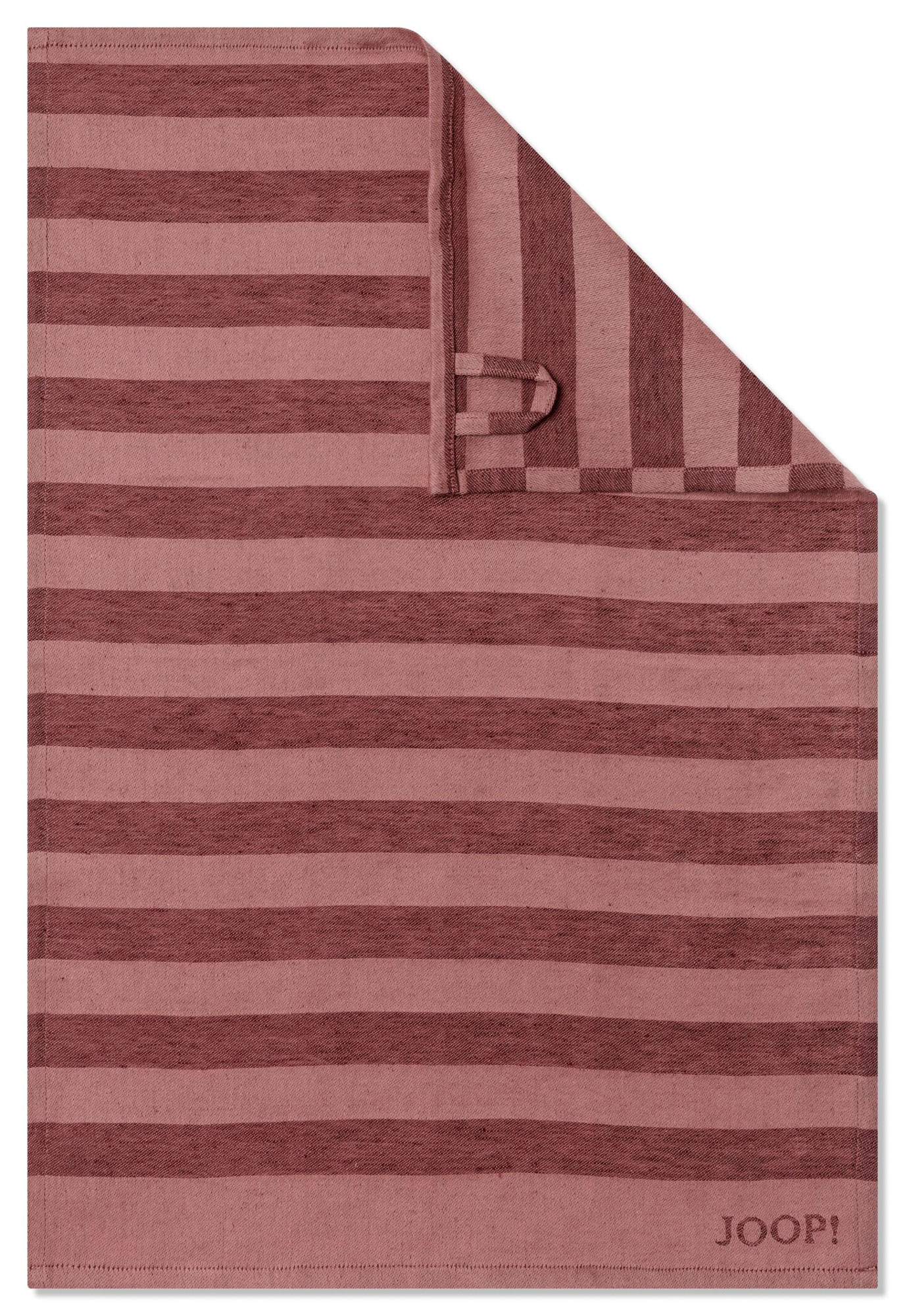 JOOP! Geschirrtuch Cuisine Stripes | 22 bordeaux
